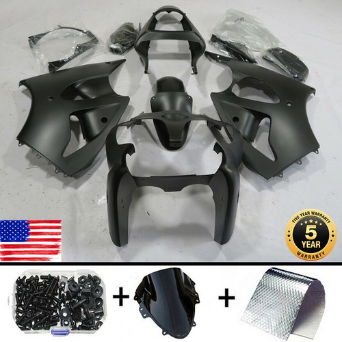 Black fairing kit for kawasaki - black,